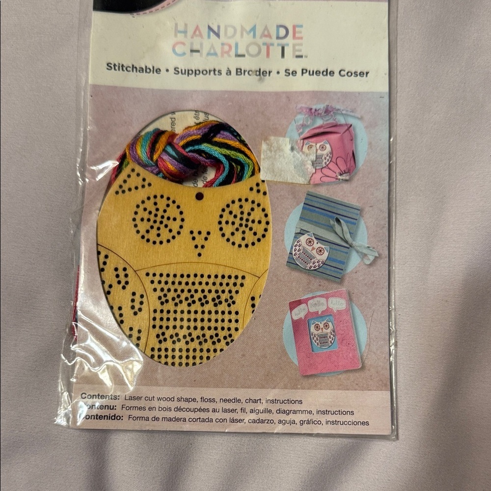 Bucilla Owl Stitchable Kit with Colorful Threads 46117